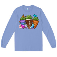 Colony Blue Football Easter sports carrots Long Sleeve Tee - OliviaCreatesArt