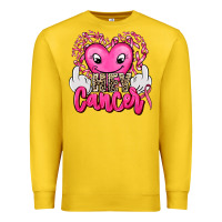 Lemon hey cancer with middle fingers Premium Sweatshirt - AdoDesignShop