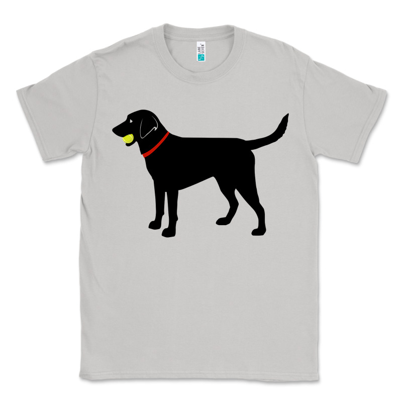 Labrador Retriever Fetch, Black Lab Play Ball Classic Tee by longCreatives | Teevron
