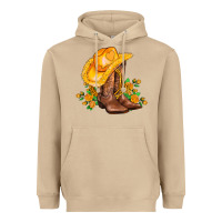 Mushroom yellow  cowgirl and roses Heavyweight Hoodie - AdoDesignShop