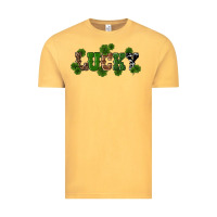 Vintage Mustard st patricks day lucky shamrock Vintage Tee - RanaPortraitStore