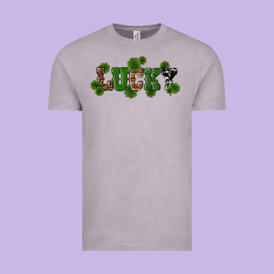 St Patricks Day Lucky Shamrock Vintage Tee Designed By Ranaportraitstore