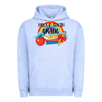 Pigment Grape Ice back to school hello sixth grade 3200x2400 Urban Hoodie - AdoDesignShop