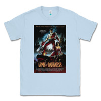 Dusty Blue Army Of Darkness Movie Poster Classic Classic Tee - longCreatives