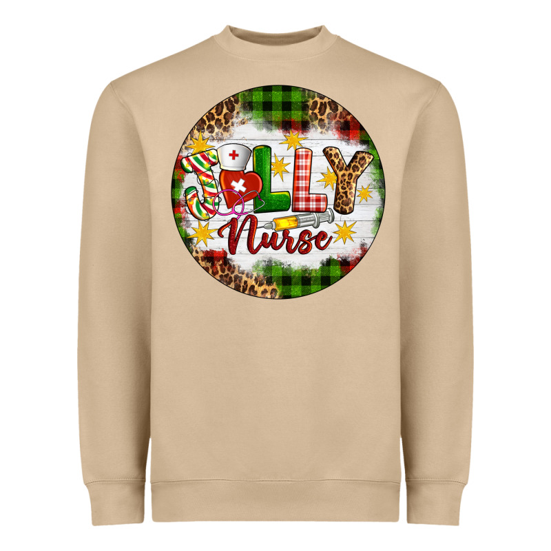 Christmas Jolly Nurse Heavyweight Sweatshirt by Artiststas | Teevron