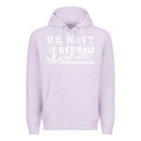 Lilac US Navy Retired Shirt Premium Hoodie - longCreatives