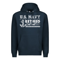 Navy US Navy Retired Shirt Premium Hoodie - longCreatives