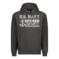 Smoke US Navy Retired Shirt Premium Hoodie - longCreatives