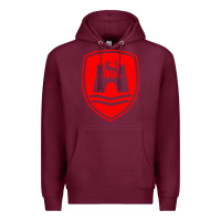 Burgundy Wolfsburg Classic Volkswageen Premium Hoodie - longCreatives