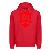 Red Wolfsburg Classic Volkswageen Premium Hoodie - longCreatives