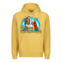 Antique Gold Love Came Down Premium Hoodie - CowhideDigitalArt
