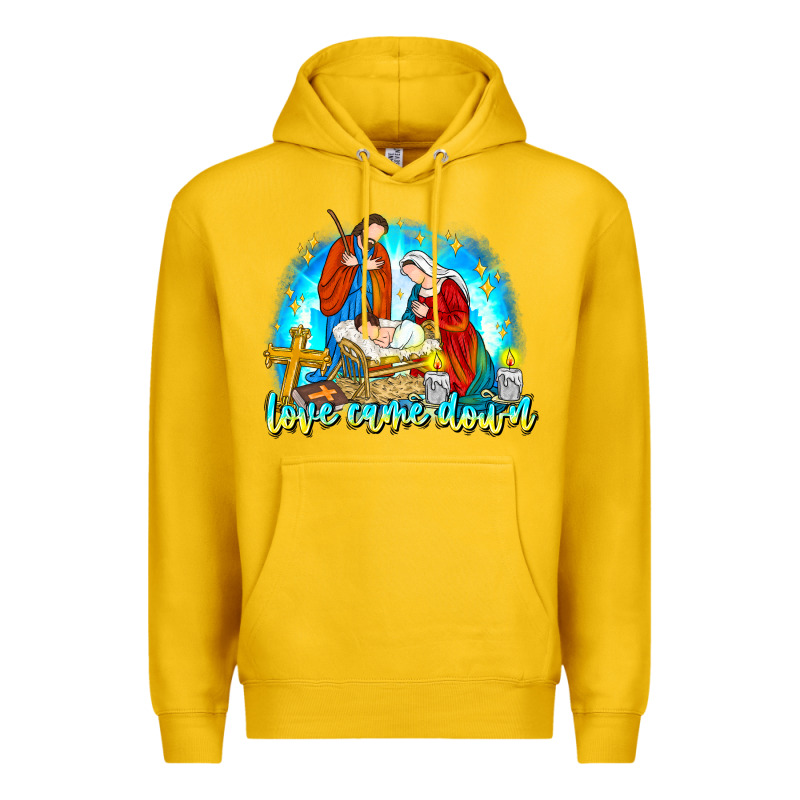 Love Came Down Premium Hoodie by CowhideDigitalArt | Teevron