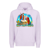 Lilac Love Came Down Premium Hoodie - CowhideDigitalArt
