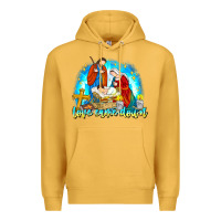 Mustard Love Came Down Premium Hoodie - CowhideDigitalArt
