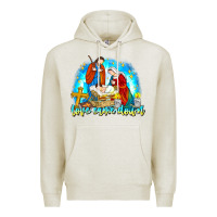 Oatmeal Heather Love Came Down Premium Hoodie - CowhideDigitalArt