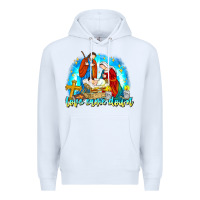 White Love Came Down Premium Hoodie - CowhideDigitalArt