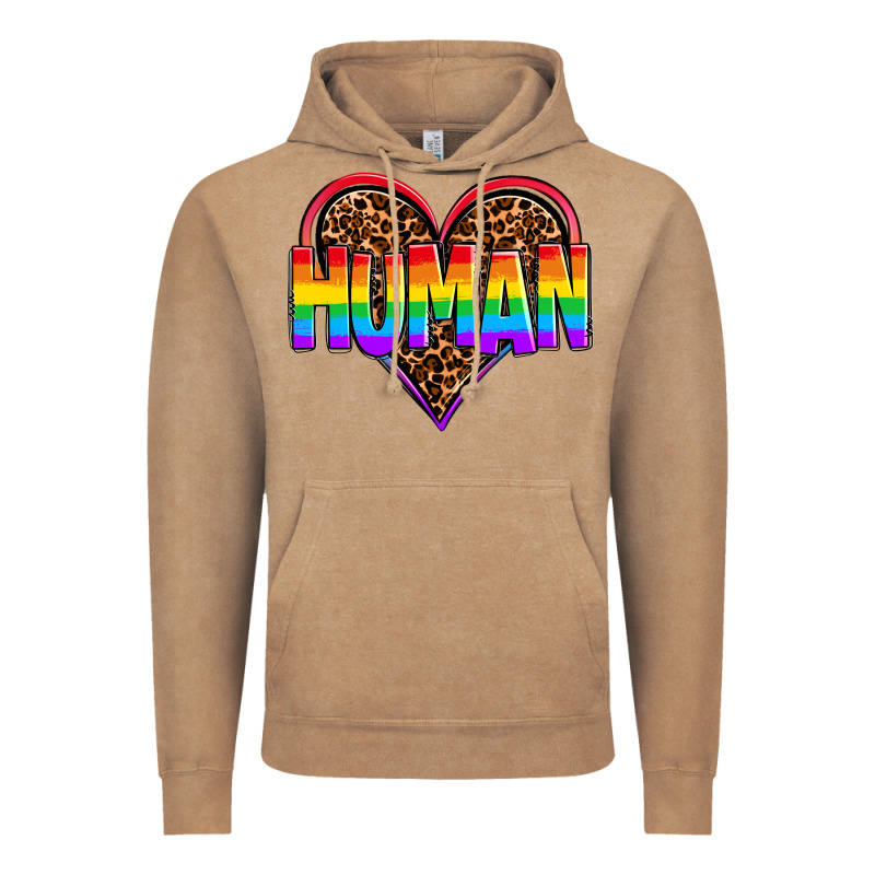 Lgbt Pride Human Vintage Hoodie by OliviaCreatesArt | Teevron