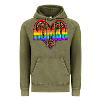 Vintage Olive lgbt pride human Vintage Hoodie - OliviaCreatesArt