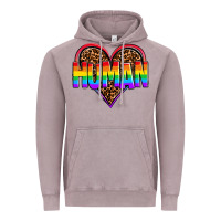 Vintage Zinc lgbt pride human Vintage Hoodie - OliviaCreatesArt