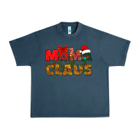 Midnight Navy Mama claus mother's day Urban Heavy Tee - HowdyJamesFarm