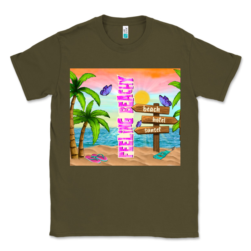 Feeling Beachy Classic Tee by TumblerDesignByShophia | Teevron