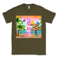 Army Green feeling beachy Classic Tee - TumblerDesignByShophia