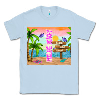 Dusty Blue feeling beachy Classic Tee - TumblerDesignByShophia