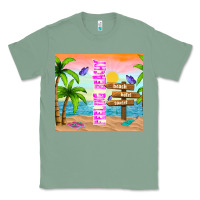 Sage feeling beachy Classic Tee - TumblerDesignByShophia