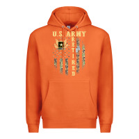 Carrot US ARMY Retired  Distressed American Flag Patriotic Premium Hoodie - longCreatives