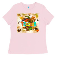 Fall Teacher Pumpkin Ladies Tee | Teevron