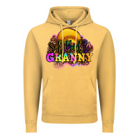 Vintage Mustard softball granny Vintage Hoodie - OliviaCreatesArt