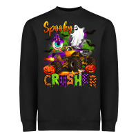 Black spooky cruhser with monster truck Heavyweight Sweatshirt - Artiststas