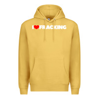 Antique Gold I Love Fracking Premium Hoodie - longCreatives
