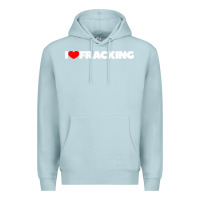 Blue Mist I Love Fracking Premium Hoodie - longCreatives