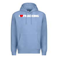 Colony Blue I Love Fracking Premium Hoodie - longCreatives