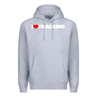Heather Grey I Love Fracking Premium Hoodie - longCreatives