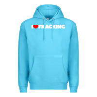 Ocean Blue I Love Fracking Premium Hoodie - longCreatives