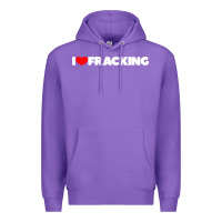 Purple I Love Fracking Premium Hoodie - longCreatives
