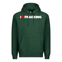 Sports Green I Love Fracking Premium Hoodie - longCreatives