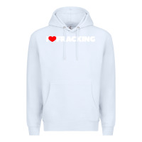 White I Love Fracking Premium Hoodie - longCreatives