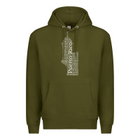 Army Green Puerto Rico El Moro Prideful Puerto Rican Cities and Towns Premium Hoodie - longCreatives