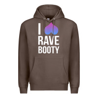 Coffee I Love Rave Booty I Heart Rave Tops Premium Hoodie - longCreatives