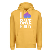 Mustard I Love Rave Booty I Heart Rave Tops Premium Hoodie - longCreatives