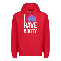 I Love Rave Booty I Heart Rave Tops Premium Hoodie | Teevron