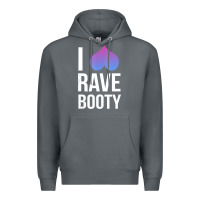 Rock I Love Rave Booty I Heart Rave Tops Premium Hoodie - longCreatives