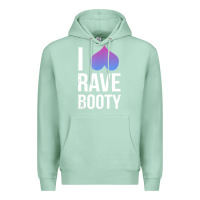 Seafoam I Love Rave Booty I Heart Rave Tops Premium Hoodie - longCreatives