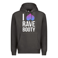 Smoke I Love Rave Booty I Heart Rave Tops Premium Hoodie - longCreatives