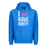 True Royal I Love Rave Booty I Heart Rave Tops Premium Hoodie - longCreatives