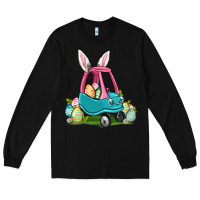 Black Easter toddler car Long Sleeve Tee - OliviaCreatesArt