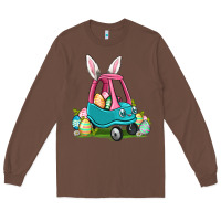 Chestnut Easter toddler car Long Sleeve Tee - OliviaCreatesArt